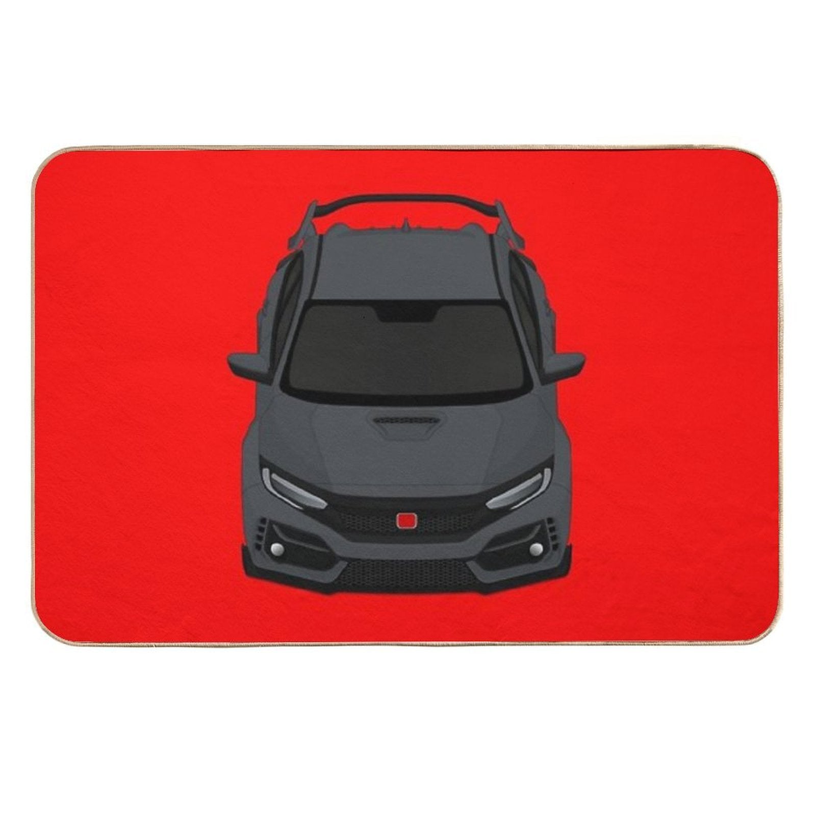 Civic Type R Metal  Fade-Resistant Bath Mat