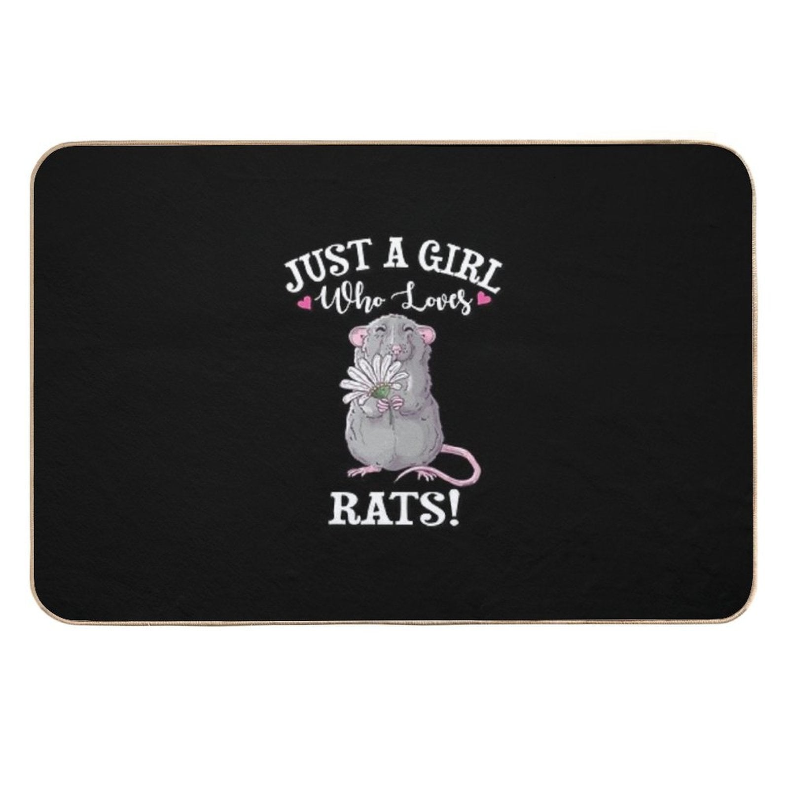 Pet Rat  Repositionable Bath Mat