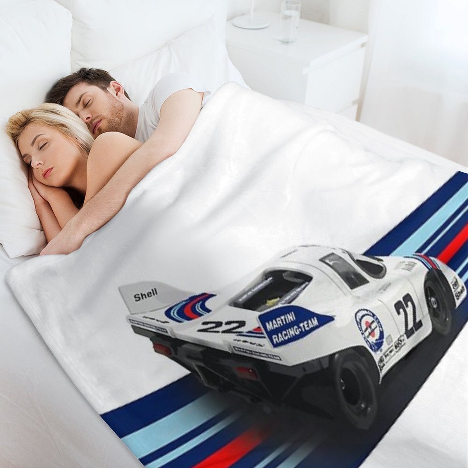 Porsch 917 Martini Racing 1971 Multi-functional Throw Blanket