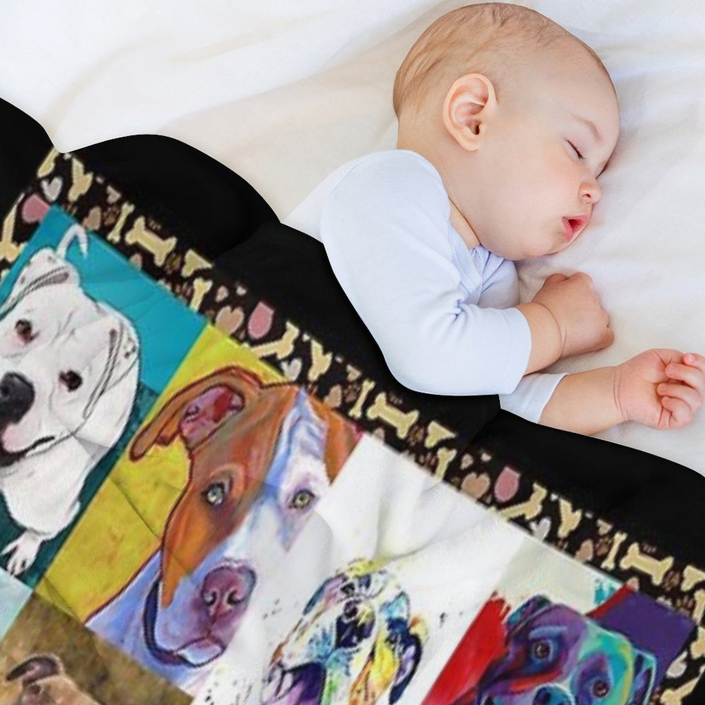 Pitbull Quick-dry Throw Blanket