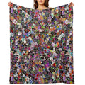 Collage Mania-Available As Art Prints-Mugs,Cases,Duvets,T Shirts,Stickers,etc Velvety-soft Throw Blanket