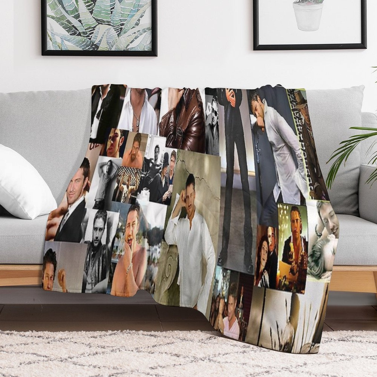 Gerard Butler Shrink-resistant Throw Blanket