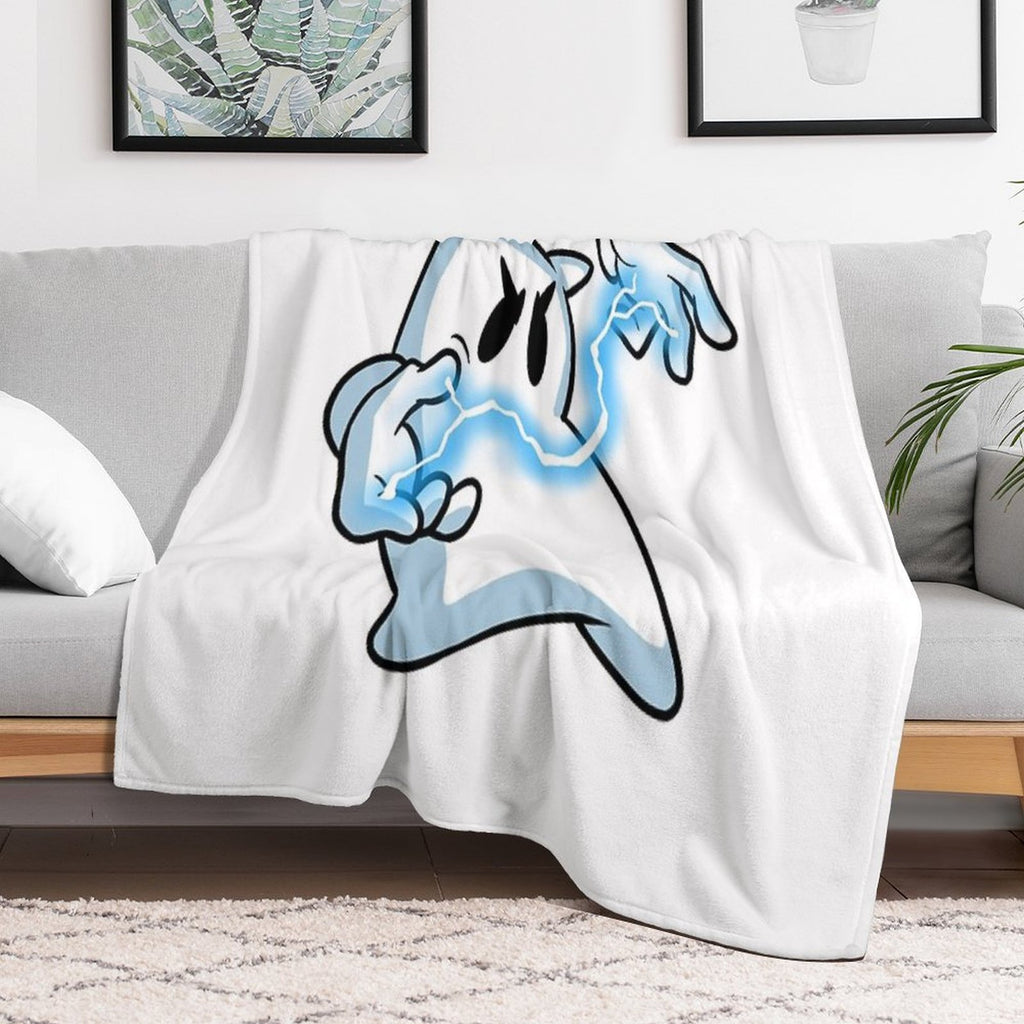 Magic-User Sak - Lightning Edition Sustainable Throw Blanket
