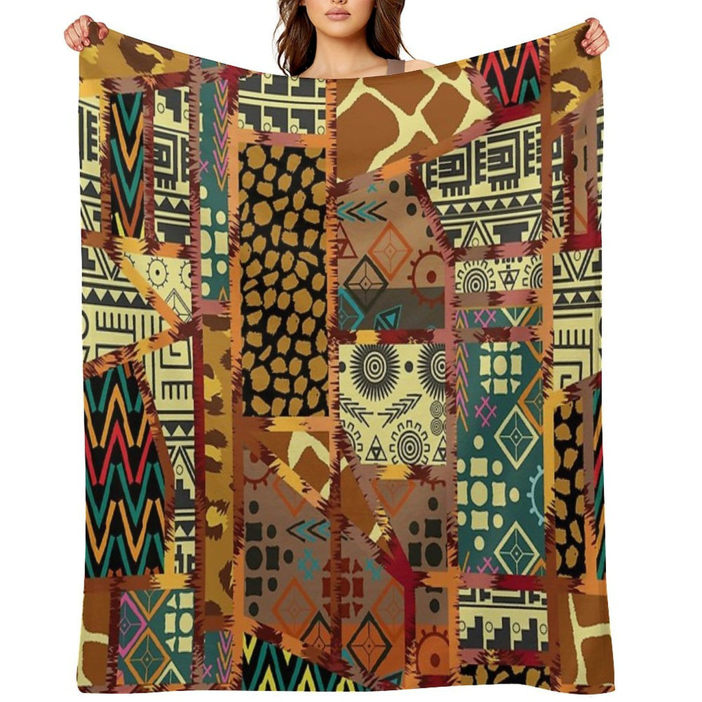 Vintage Quilted Pattern 2 Lightweight Throw Blanket
