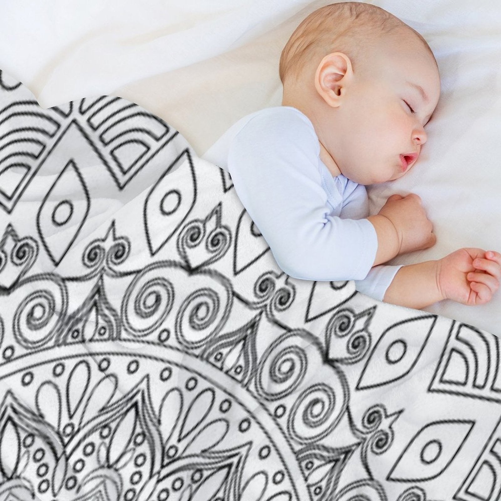 Golden Mandala Premium Throw Blanket