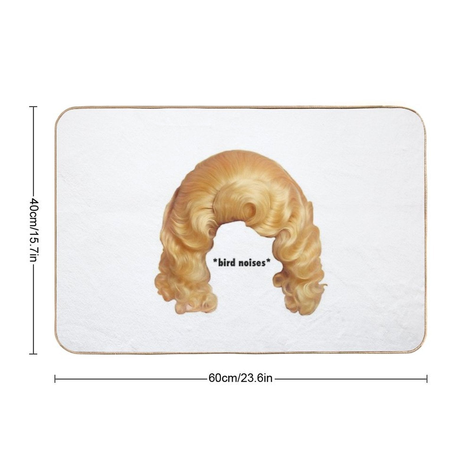 Trixie Mattel Bird Noises  High-Traffic Bath Mat