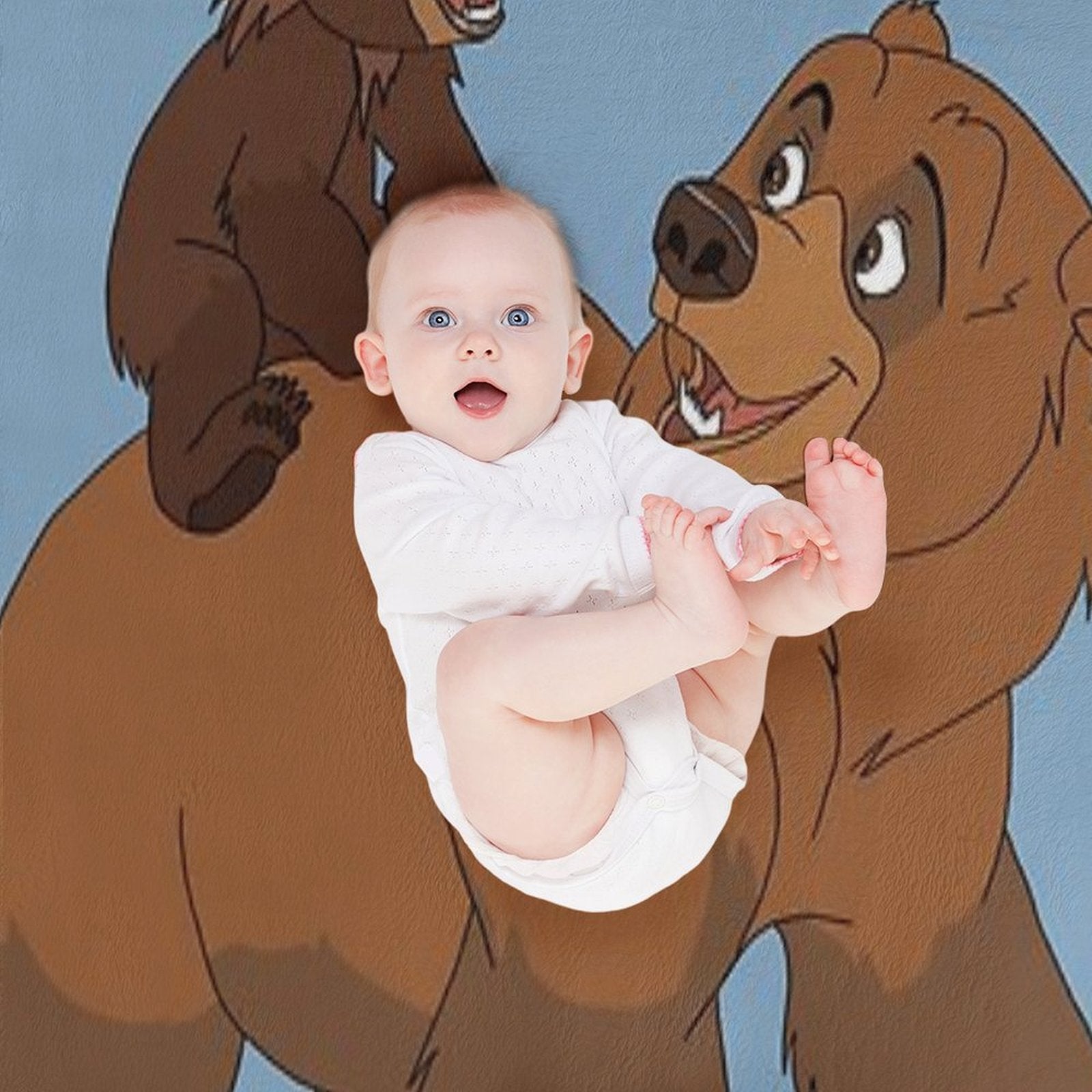 Brother Bear Quick-dry Throw Blanket