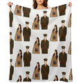 CRASH LANDING ON YOU Plush Throw Blanket