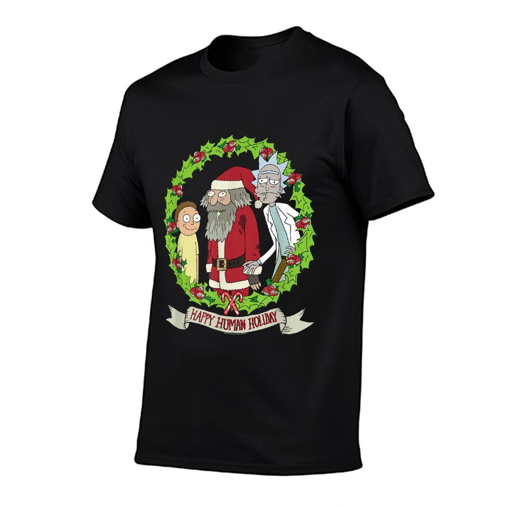 Rick And Morty Happy Human Holiday Morty Ruben Rick T-shirt  Odor-resistant T-Shirt