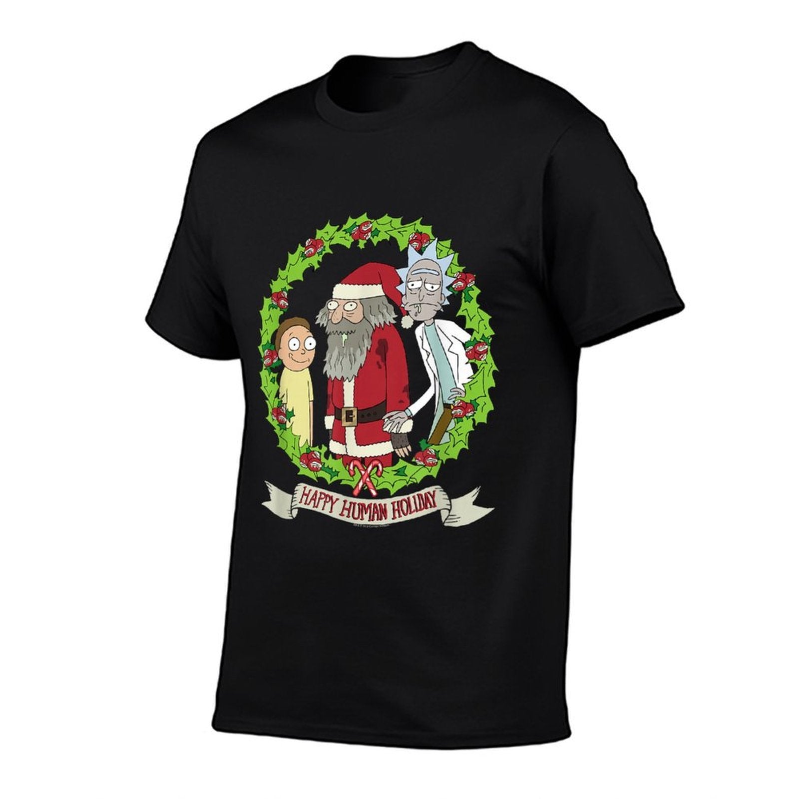 Rick And Morty Happy Human Holiday Morty Ruben Rick T-shirt  Odor-resistant T-Shirt