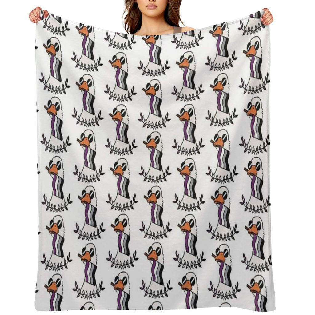 A Goose Wrinkle-free Throw Blanket