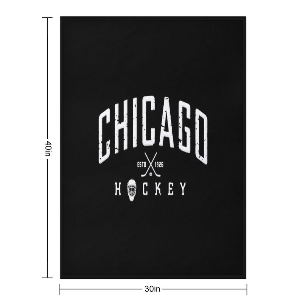 Chicago Blackhawks Hockey Velvety-soft Throw Blanket