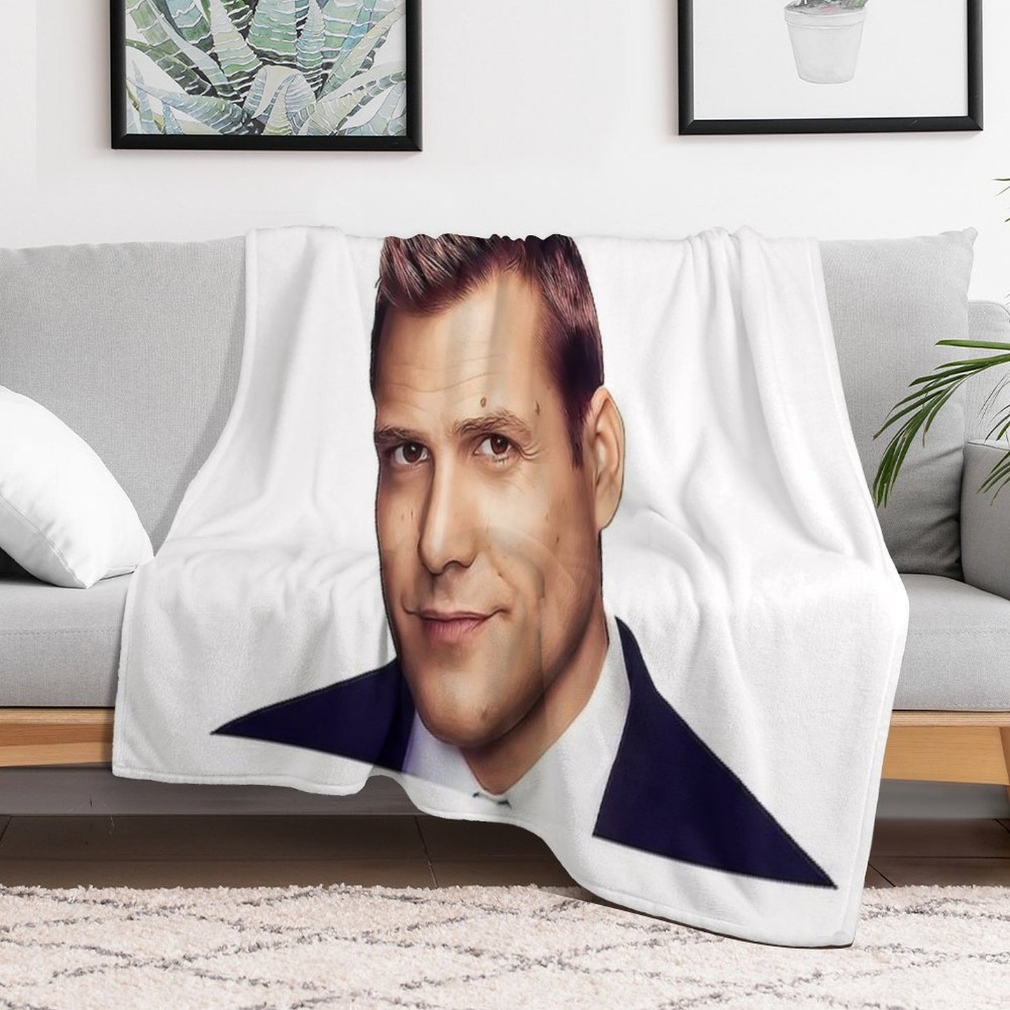 Harvey Specter - Suits Velvety-soft Throw Blanket