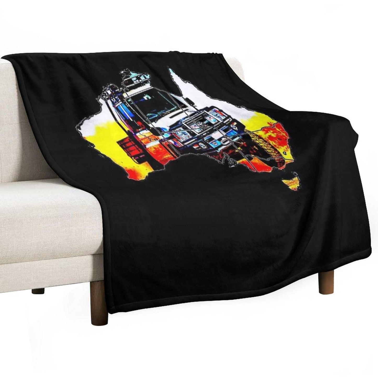 Toyota Land Cruiser 79 4wd 4x4 Lightweight Throw Blanket