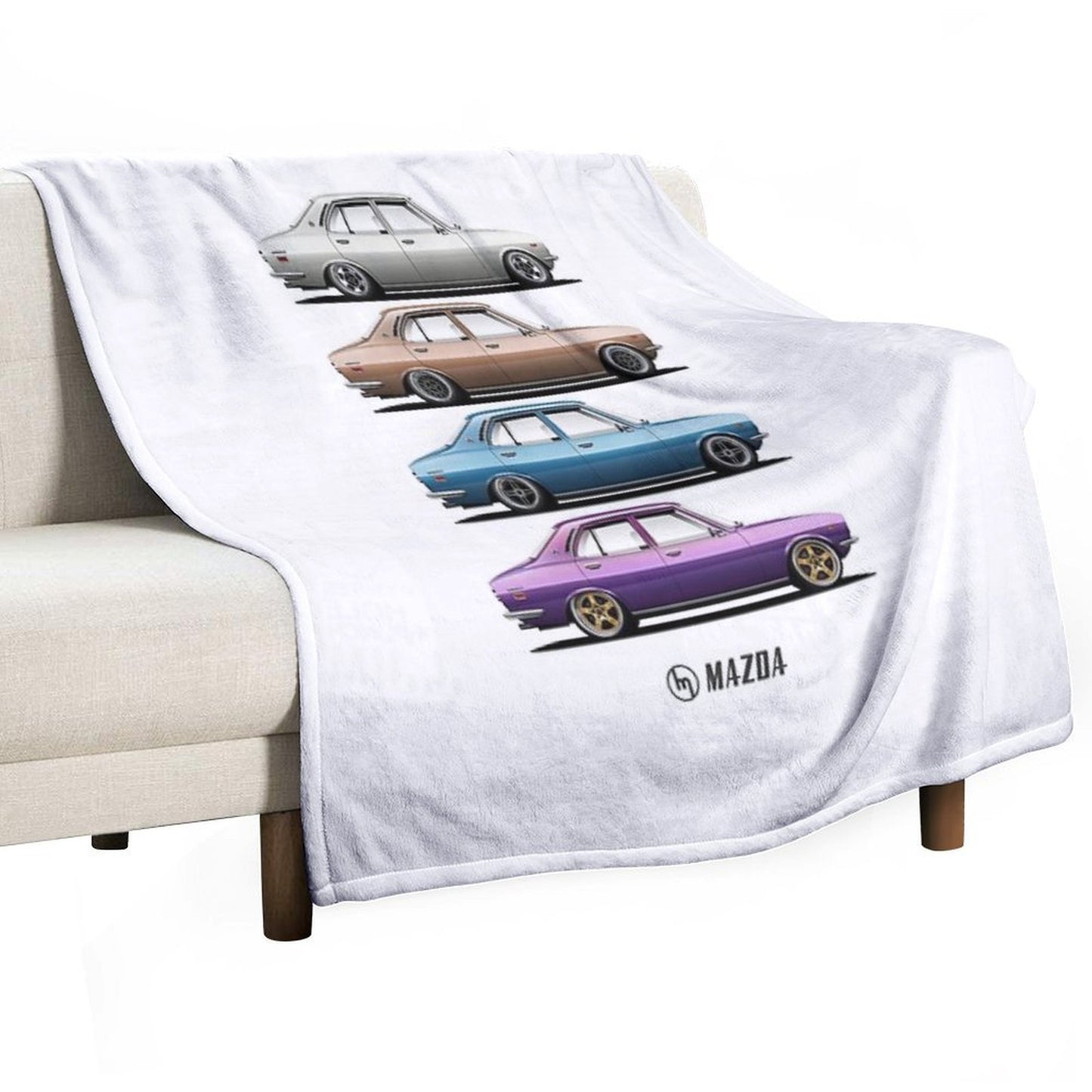Mazda RX2 Set Compact Throw Blanket