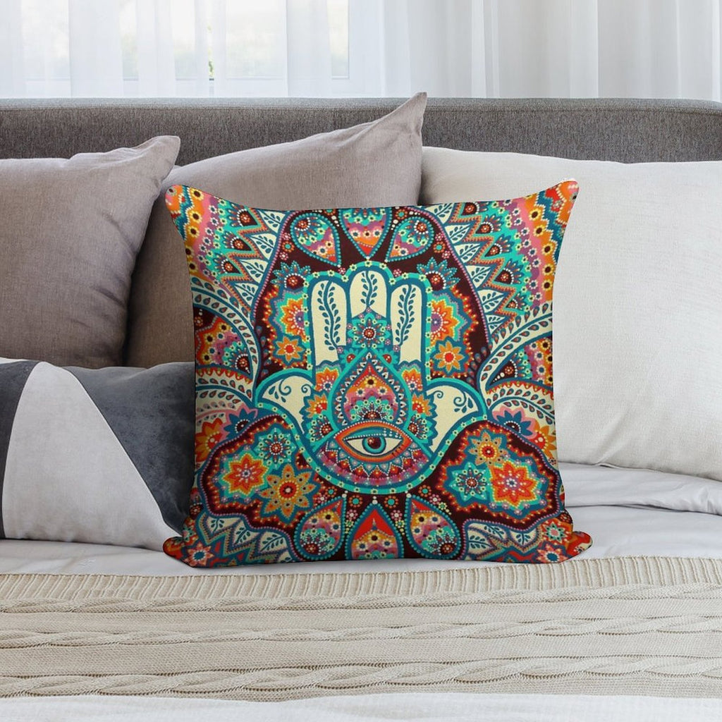 Hamsa Hand Soft Easy Maintenance Throw Pillow