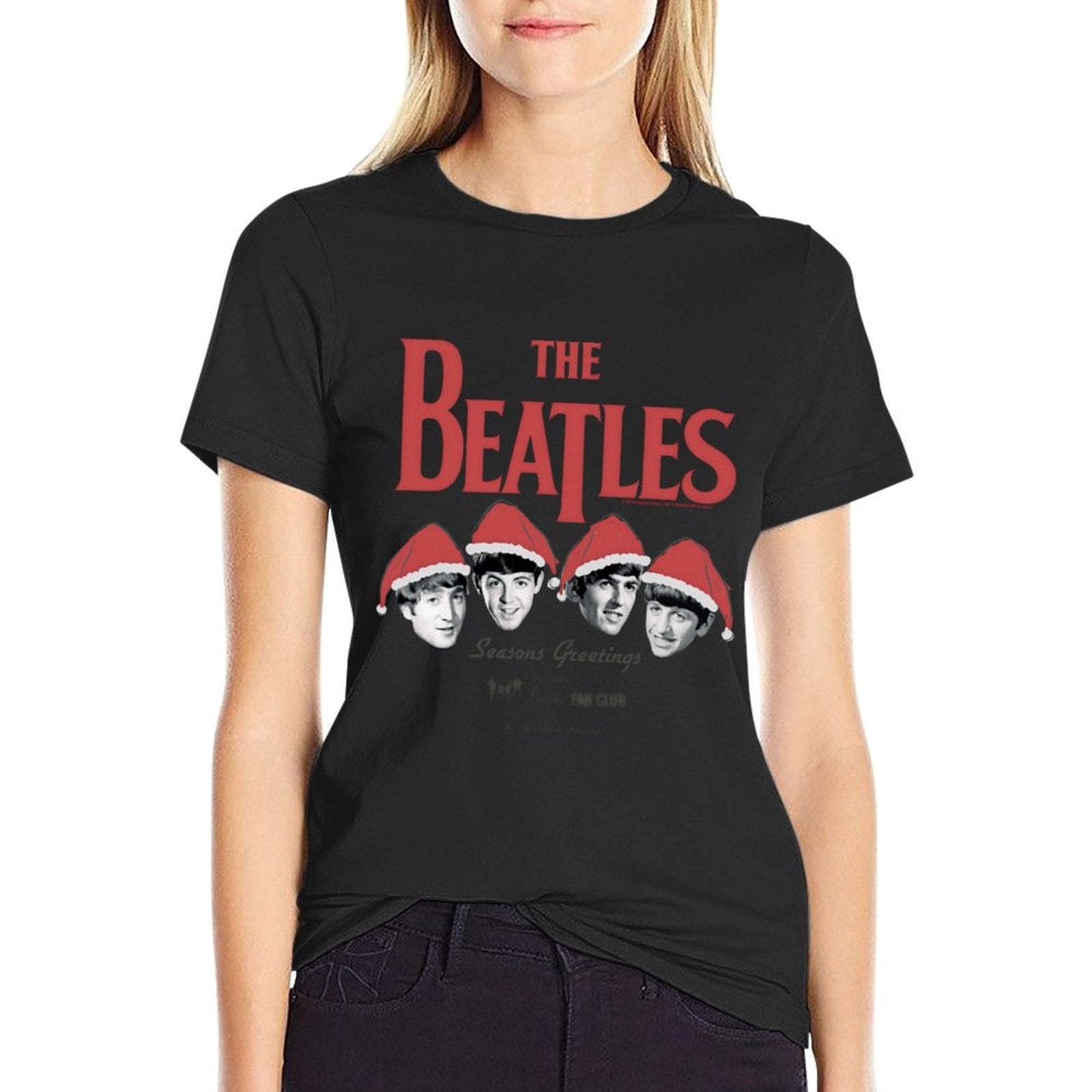 The Beatles - Seasons Greetings Christmas Records Sweatshirt  Graphic-printed T-Shirt