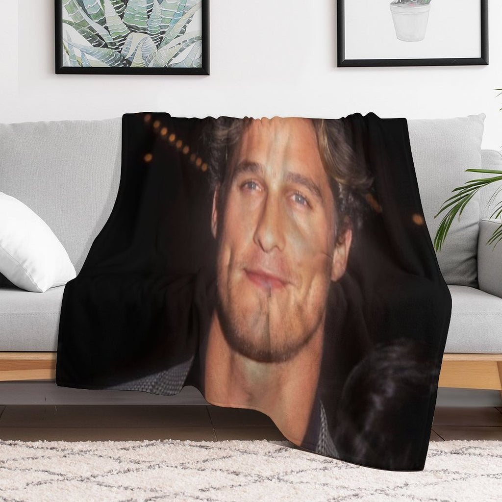 Matthew Mcconaughey Lightweight Throw Blanket