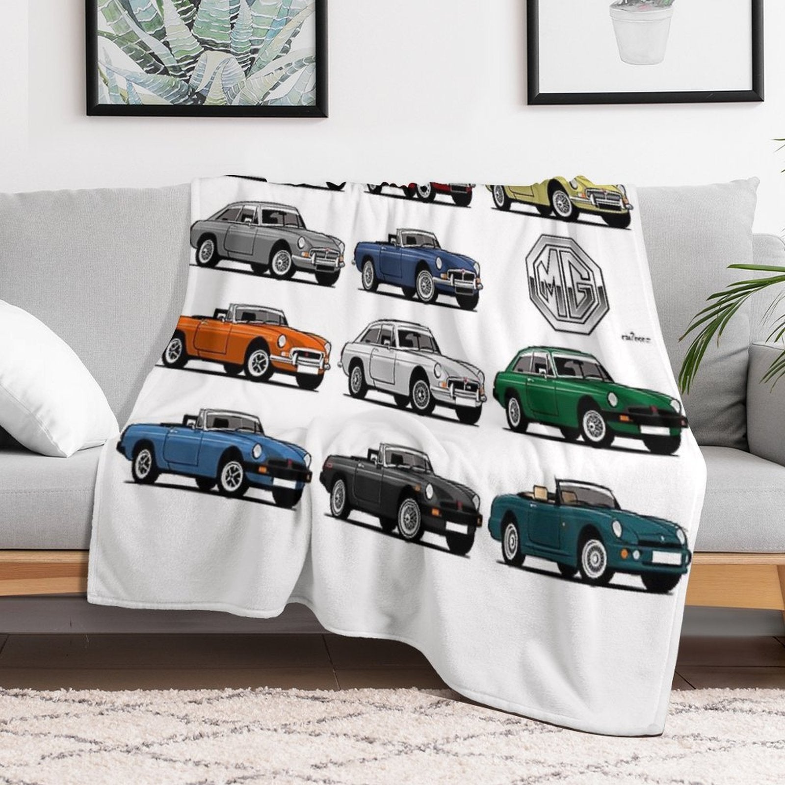 MGB, MGC And RV8 Evolution Gift-ready Throw Blanket