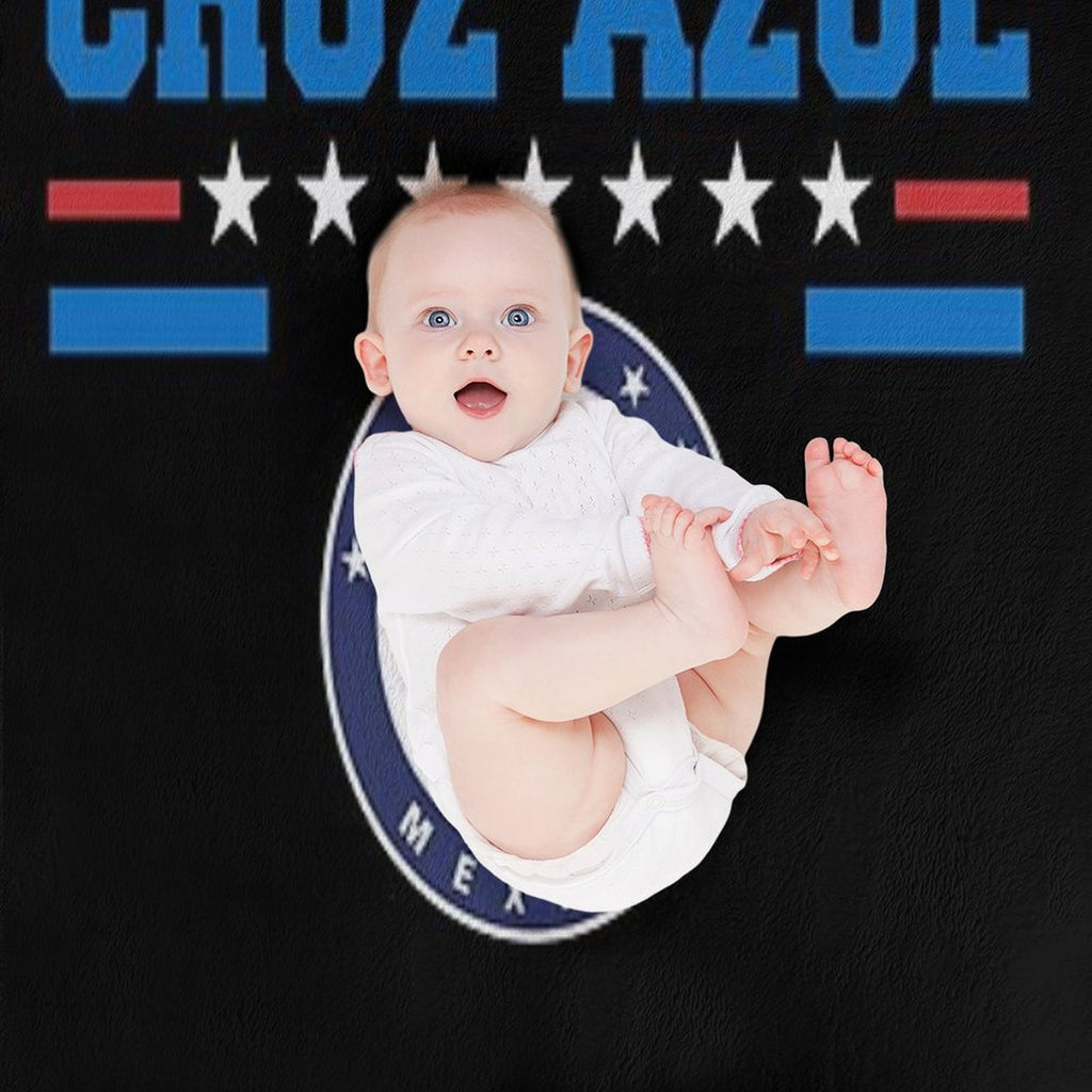 Cruz Azul Mexican Team Stars And Stripes Versatility Throw Blanket