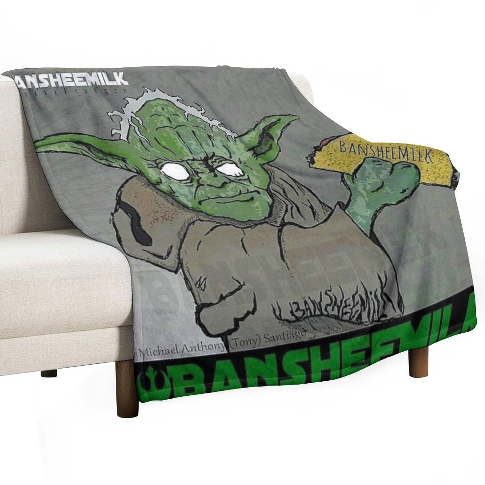 Gemini Master Eating Tacos Plush Throw Blanket