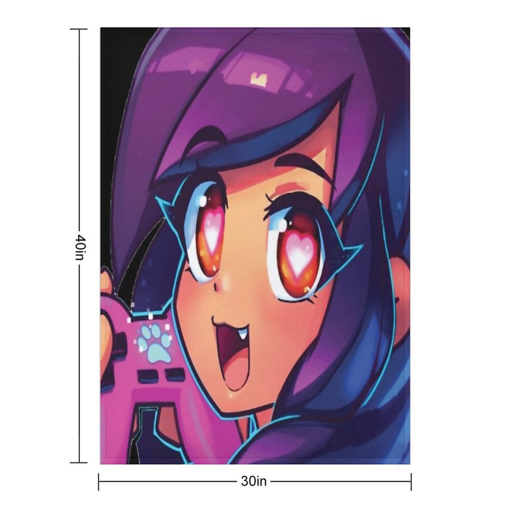 Aphmau with Video Game Durable Throw Blanket