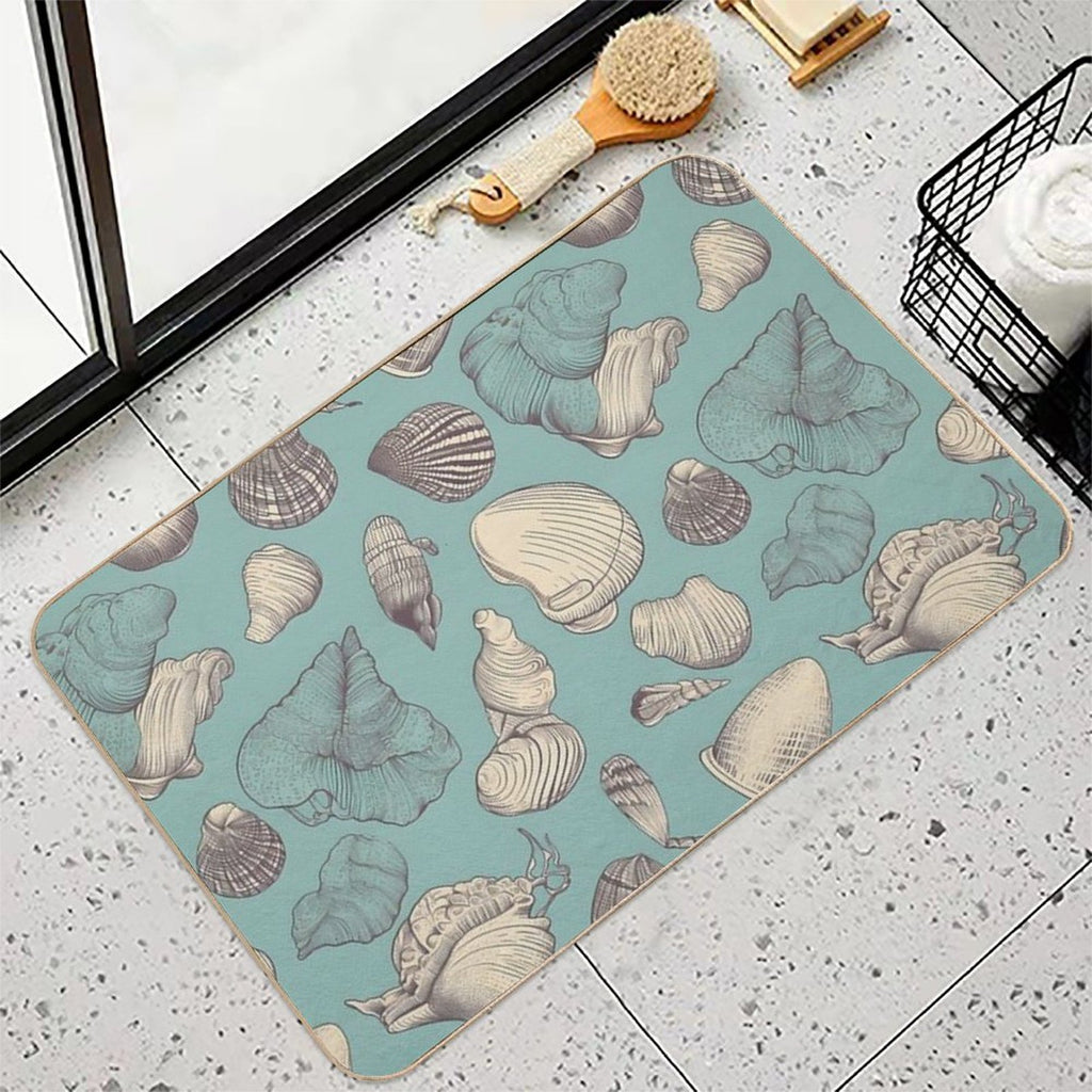 Shells Design  Eco-Friendly Bath Mat