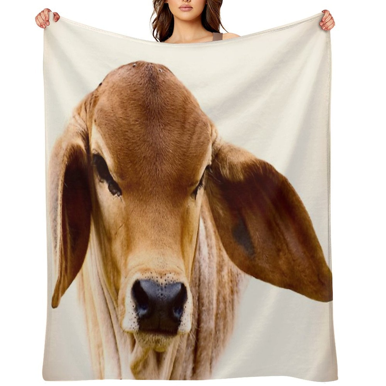 BRAHMAN CALF, Versatility Throw Blanket