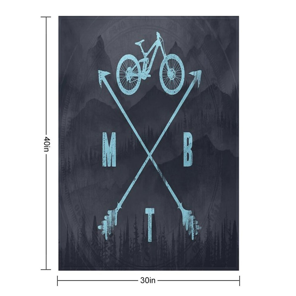 Downhill MTB Compact Throw Blanket