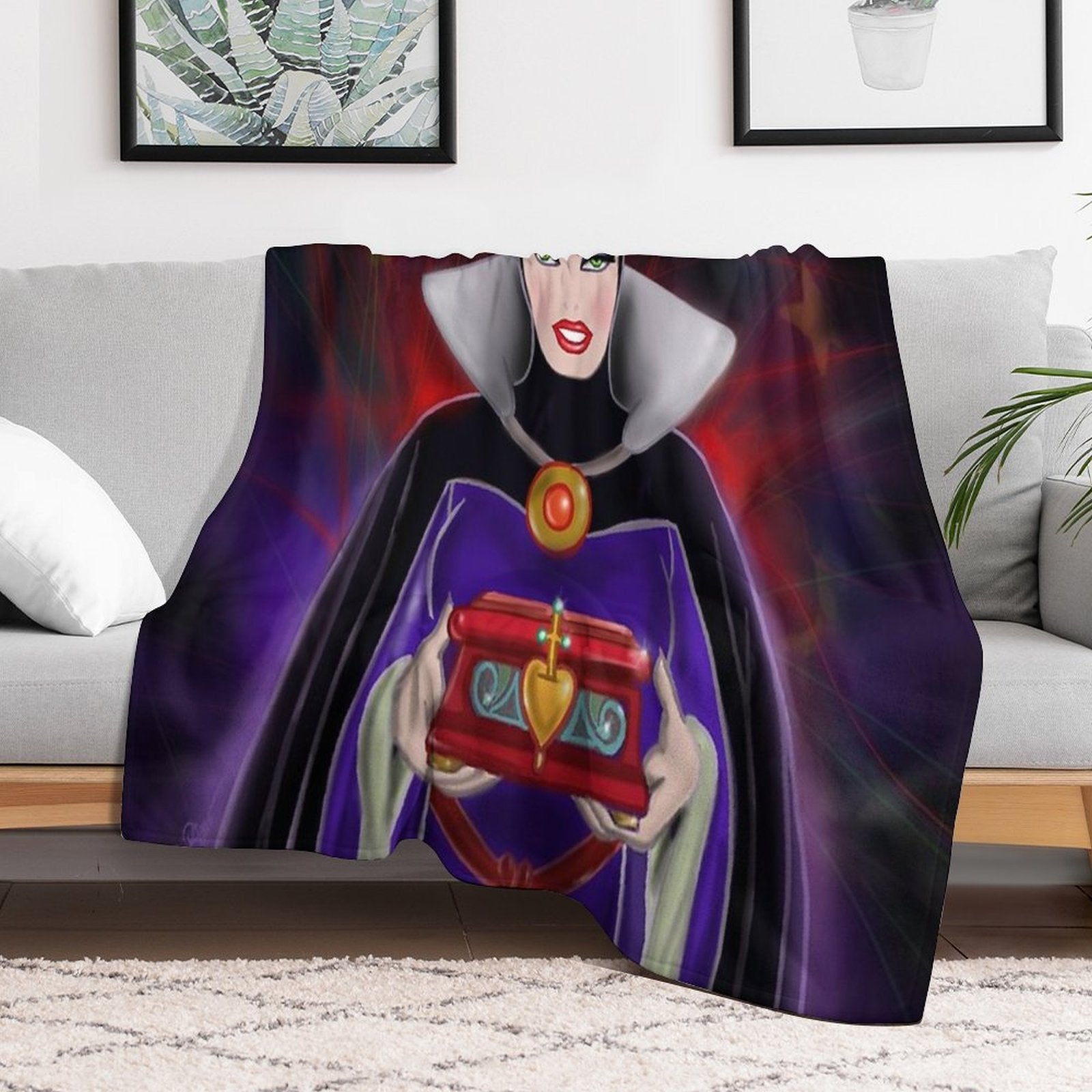 Queen of Evil Lightweight Throw Blanket
