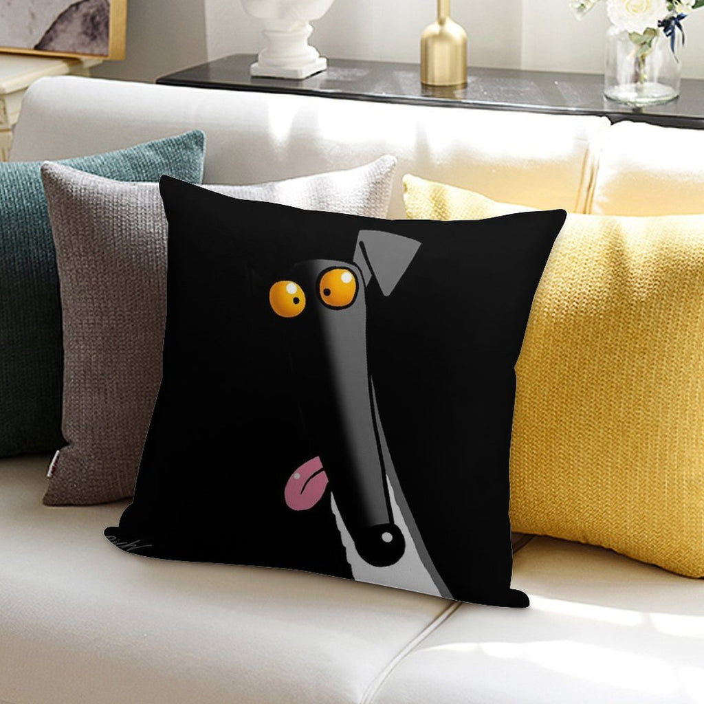 Derp in The Dark Soft Bedroom Essential Throw Pillow
