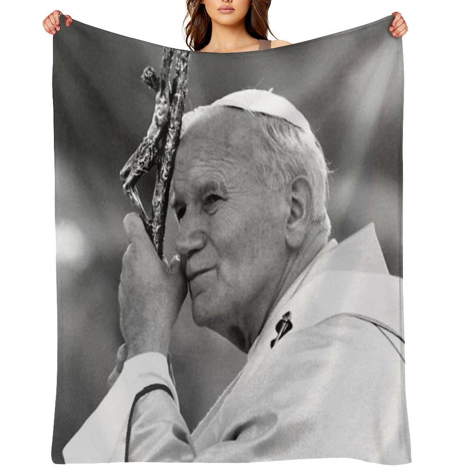Pope John Paul II Comfort Throw Blanket
