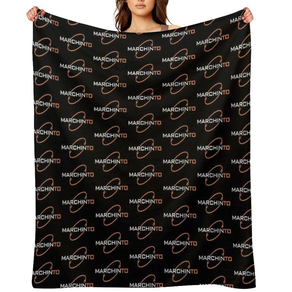 Marchinto Logo V2 Eco-conscious Throw Blanket