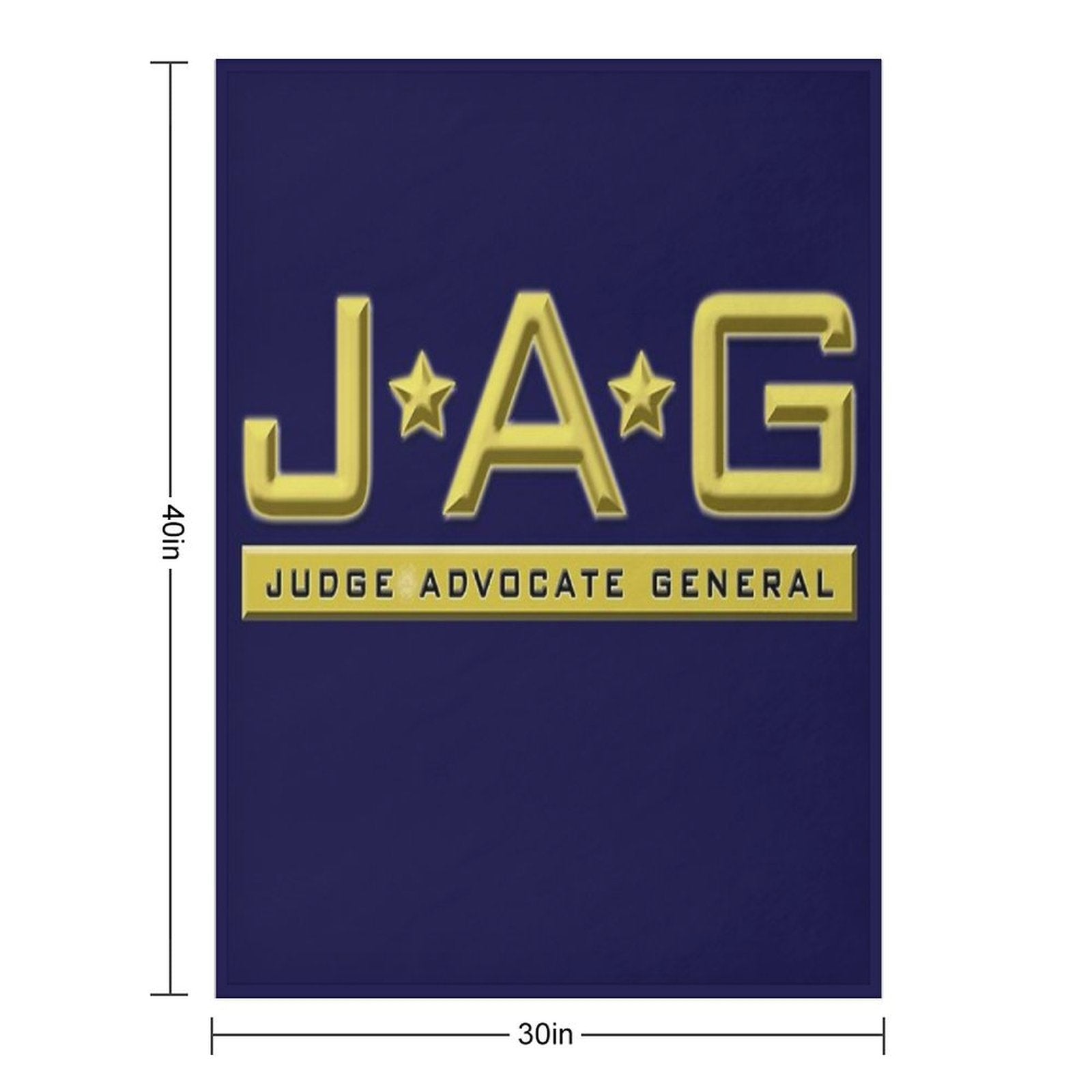 J.A.G TV Show Logo Versatility Throw Blanket