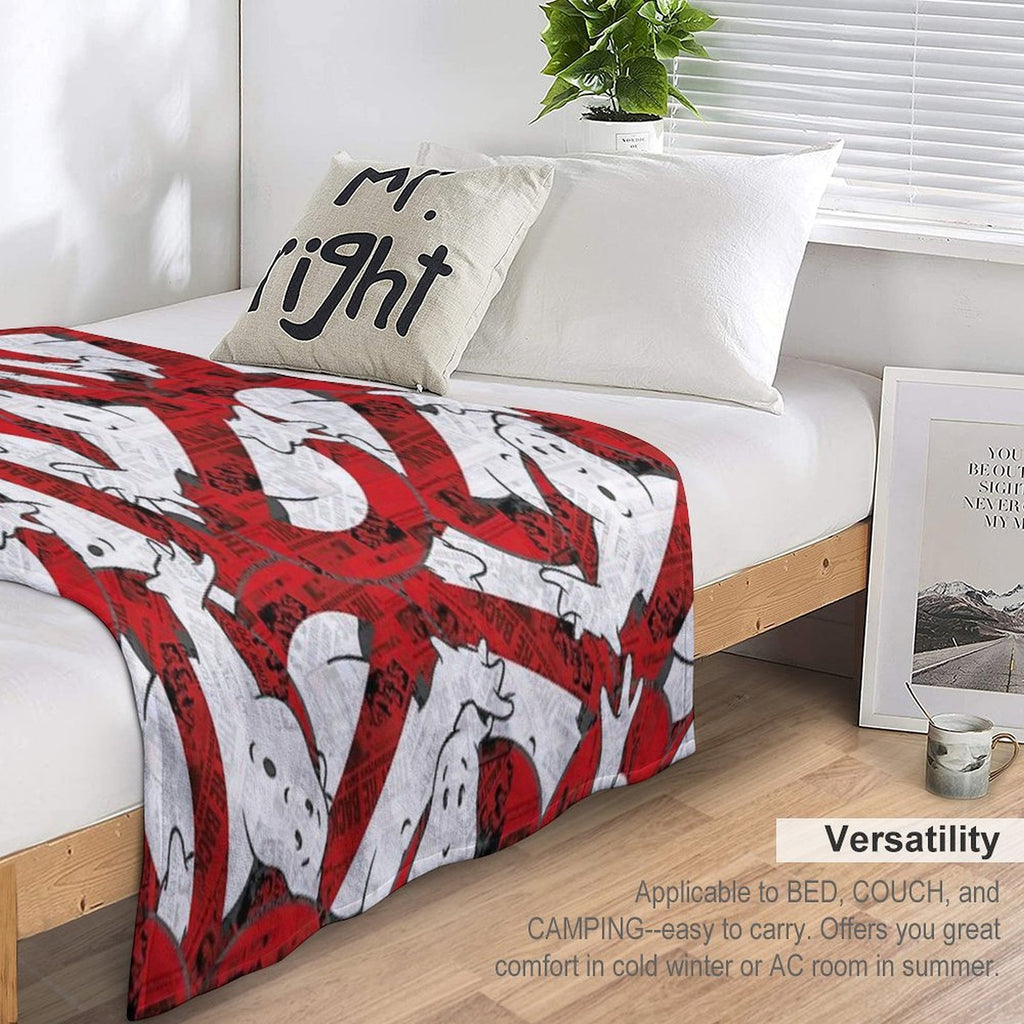 The GhostBusters Logo Pattern Multi-functional Throw Blanket