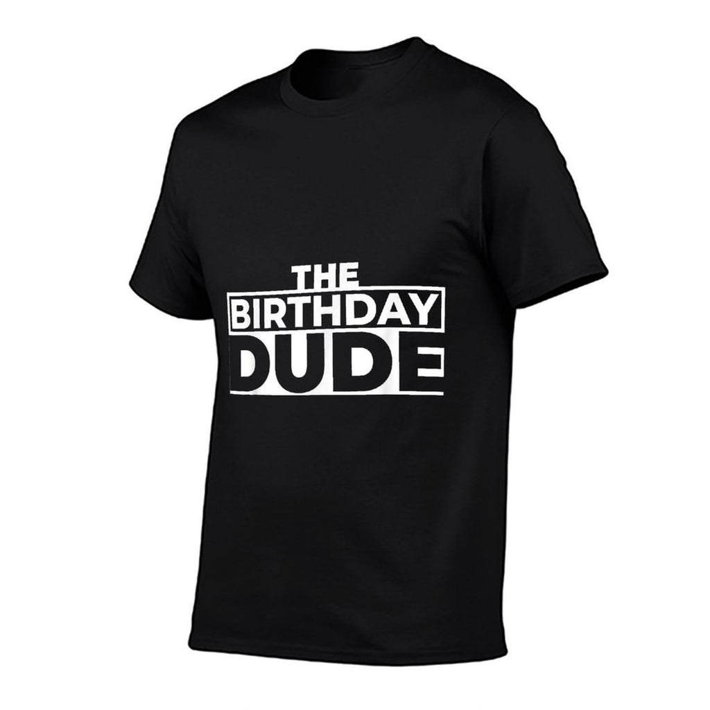 The Birthday Dude  Heathered Texture T-Shirt