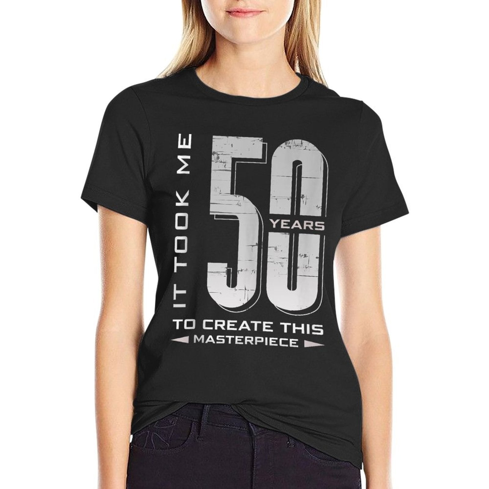 It Took Me 50 Years To Create This Masterpiece 50th Birthday  Vintage-inspired T-Shirt