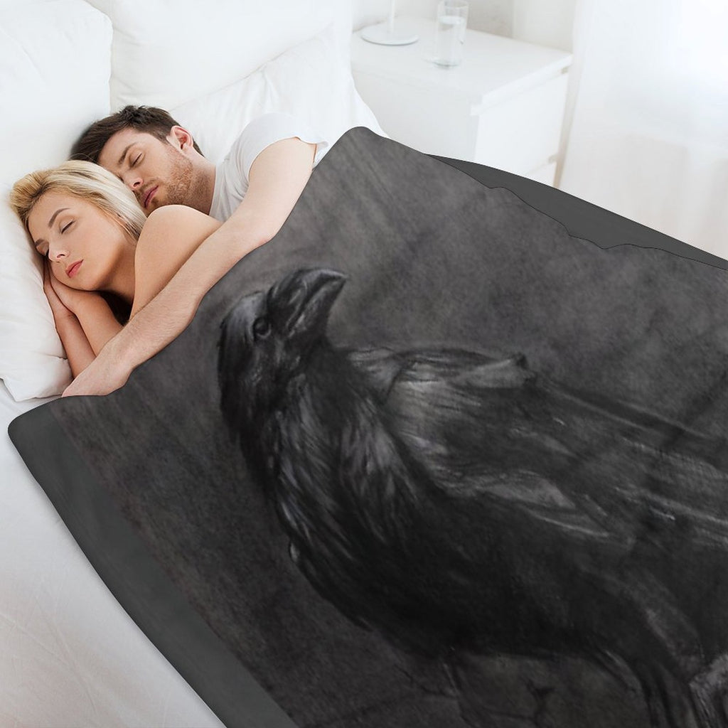 Raven Compact Throw Blanket
