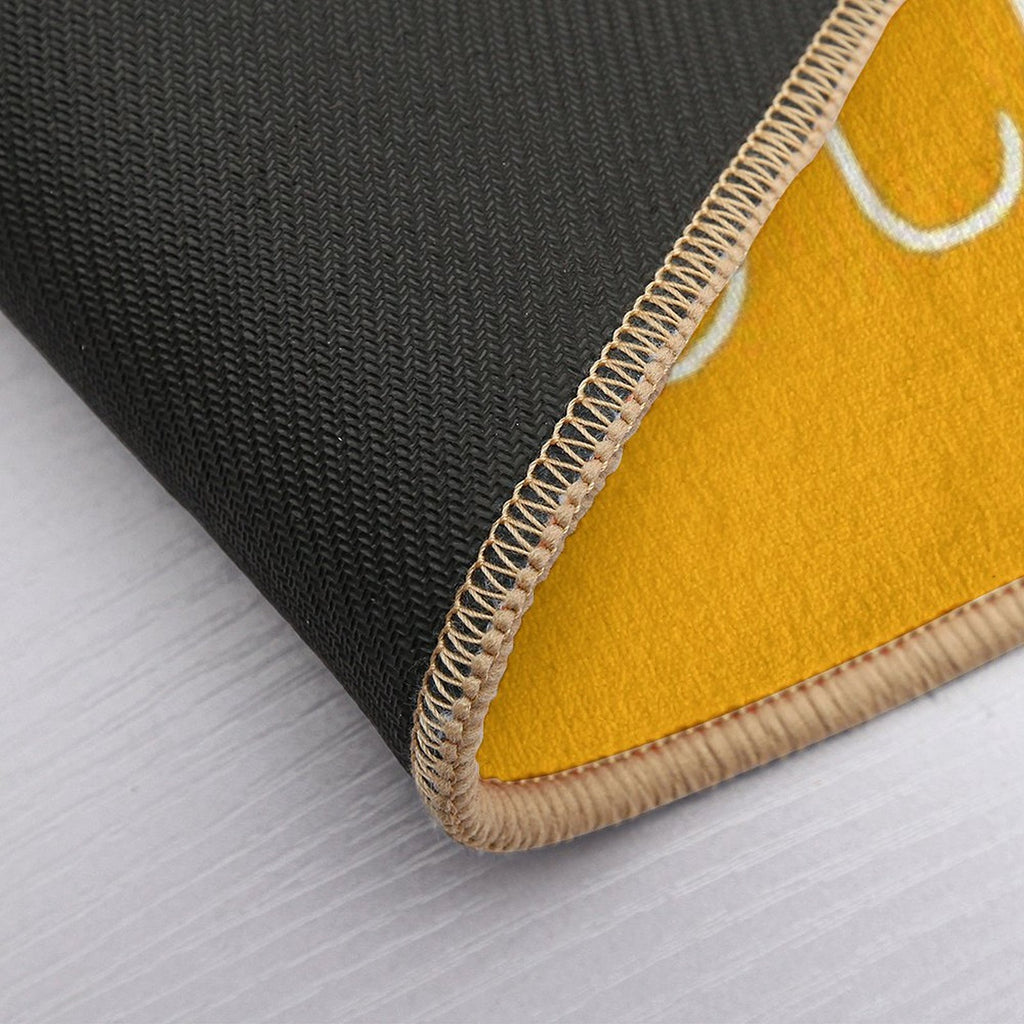 So Fresh And So Clean Yellow  Dirt-Trapping Bath Mat