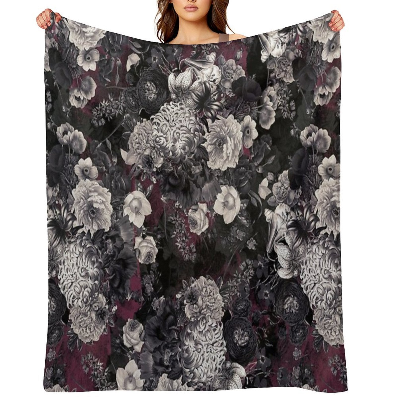 Night Garden XXXIV Comfort Throw Blanket