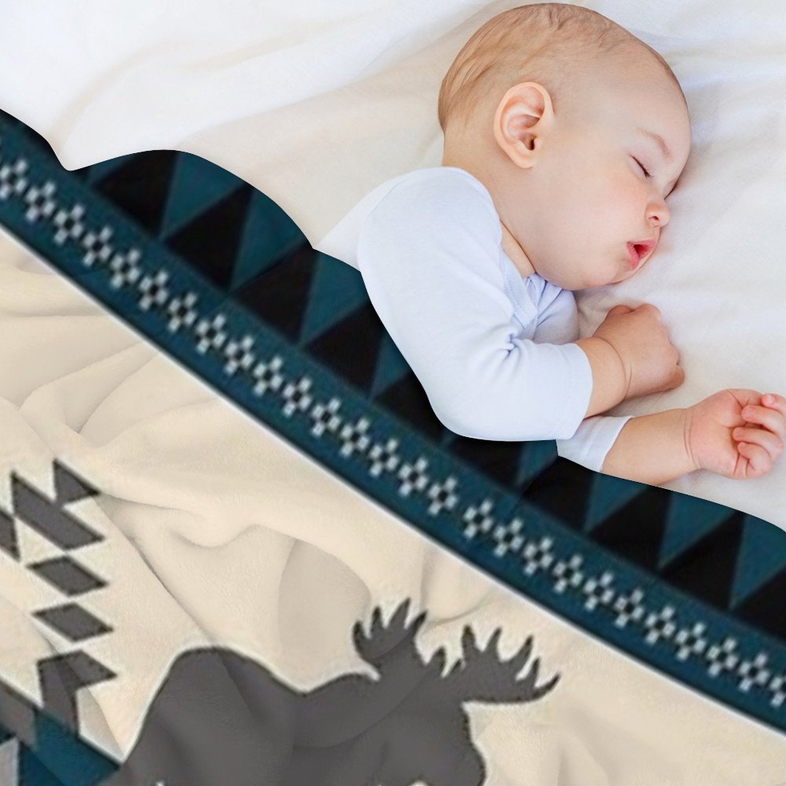 Moose Design Premium Throw Blanket