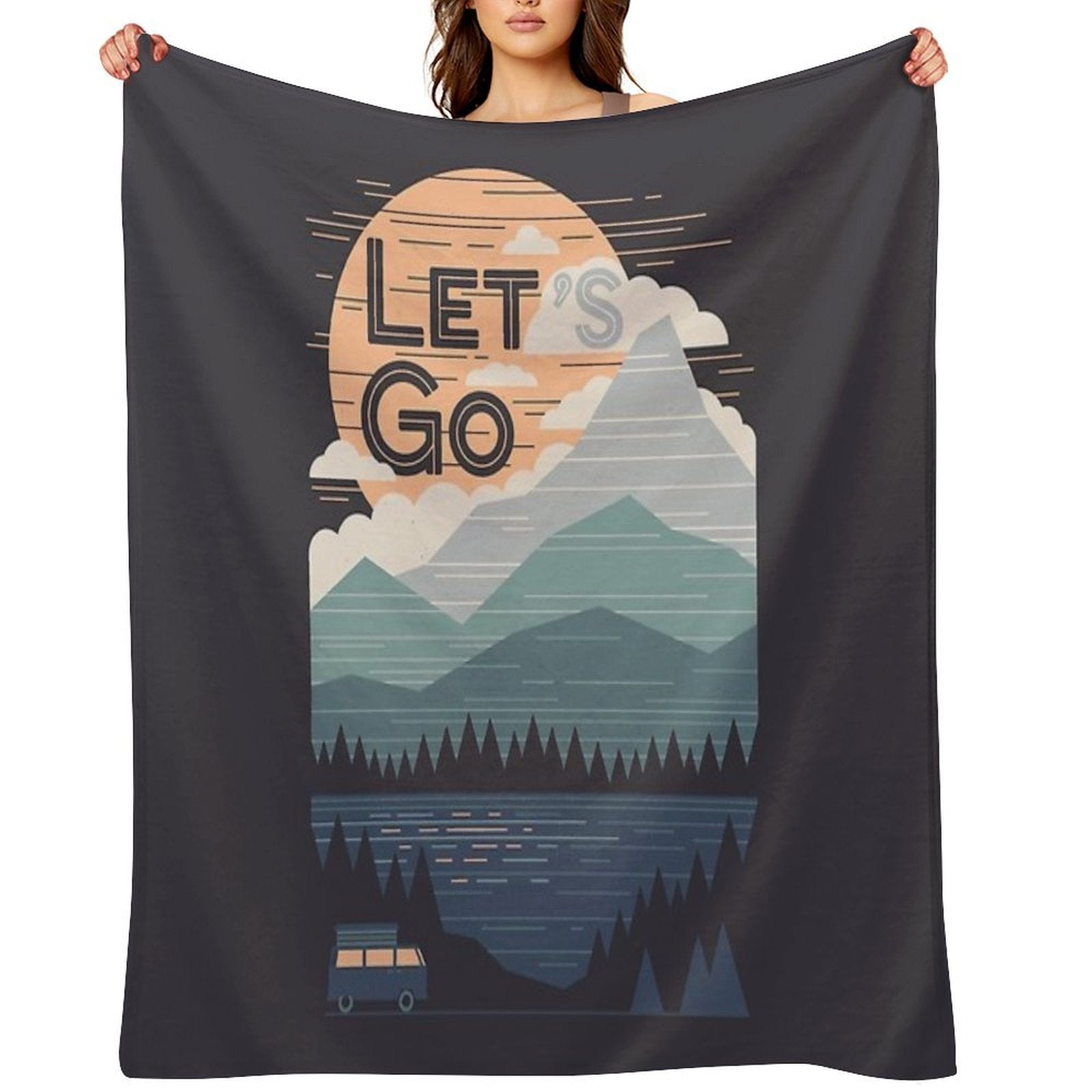 Let's Go Comfort Throw Blanket