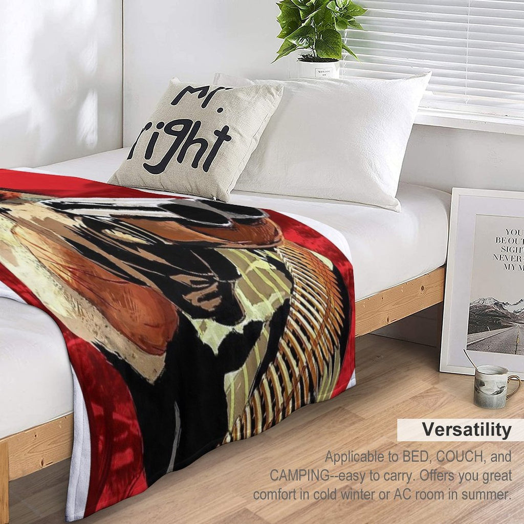 Doble Barrel  Art Works of Rdr 1 And 2 Online Game Eco-conscious Throw Blanket