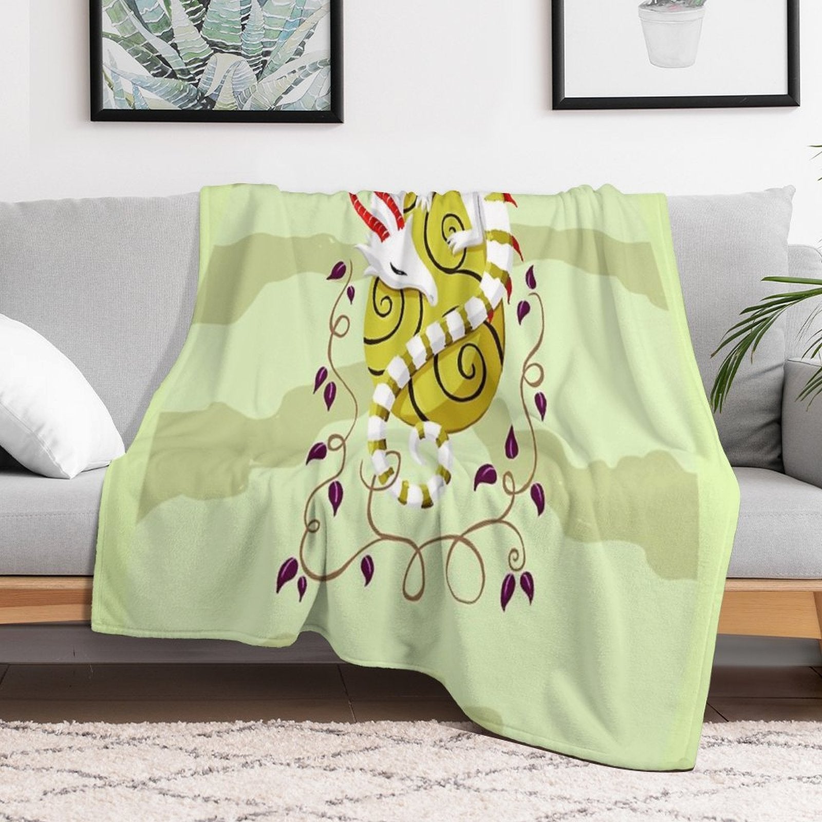 Dragon Egg Comfort Throw Blanket