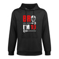 10th Birthday Boy Bro I'm 10 Year Old Lacrosse Theme Breathable Fabric Hoodie