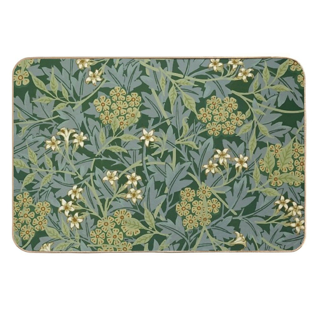 Jasmine by William Morris  Slip-Resistant Bath Mat