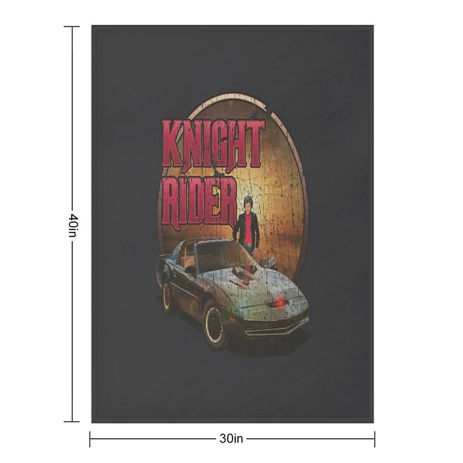 Knight Rider 1982 Premium Throw Blanket