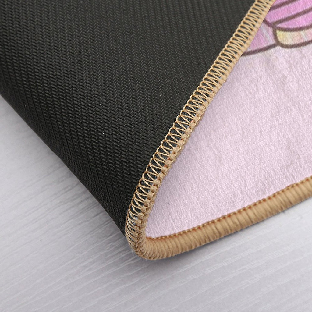 Guinea Pig in Rosy Maple Moth Costume  Long-Lasting Bath Mat