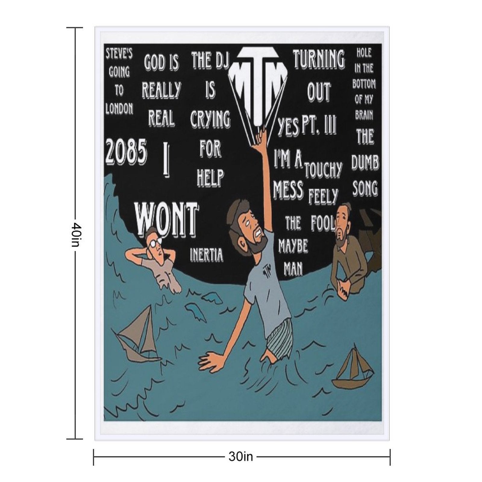 AJR The Maybe Man Multi-functional Throw Blanket