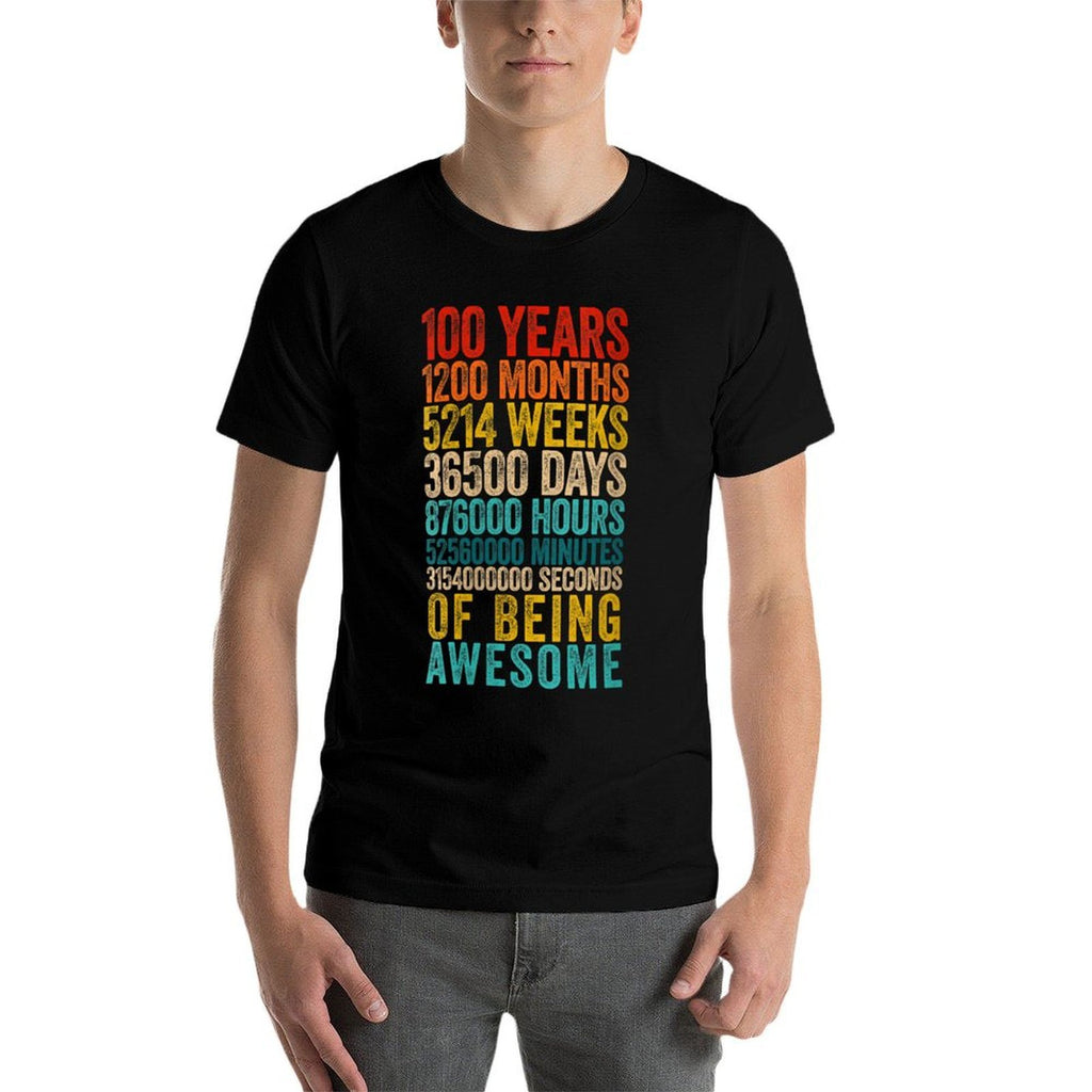 Funny 100th Birthday Old Meter Funny 100 Year Old Gift  Vintage-inspired T-Shirt